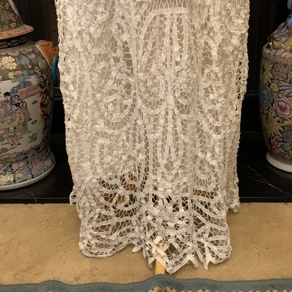 NWT “Free People” cream lace maxi skirt. - Picture 3 of 6